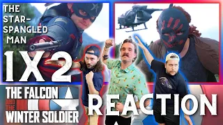 The Falcon and The Winter Soldier 1x2 REACTION!! "The Star-Spangled Man" SO MANY SUPER SOLDIER!!!!!