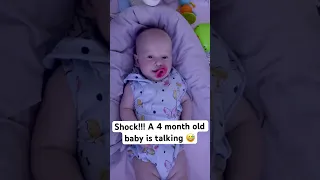 Шок!!! 4-месячный ребенок разговаривает 😅 #shorts #baby #funny #alexapadius