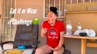 Eat it or Wear it Challenge🤢 Watch till the end!!🤣