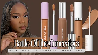 Testing out NEW concealer launches by Makeup by Mario, Tower 28 & Haus Labs| Are they worth the $$$