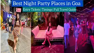 Goa Nightlife At Titos’s Lane 2023 | Baga Beach | Club CABANA |Best Night Clubs With Entry Rates Goa