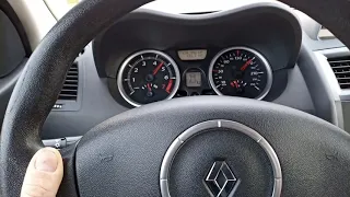 Renault Megane 2 Разгон до максимальной скорости.