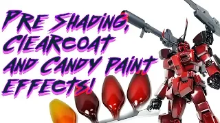 HOW TO:  Pre Shading, Clear Coat and Candy Paint Effects!