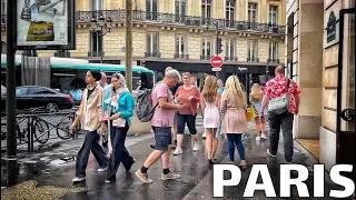 🇫🇷[PARIS 4K] WALK IN PARIS "GALERIES LAFAYETTE" (EDITED VERSION)  29/JULY/2022