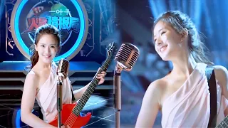 Zhao Lusi performed the theme song of "Love Like The Galaxy" for the first time