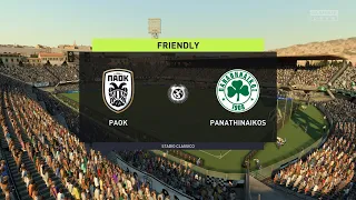 FIFA 22 | PAOK vs Panathinaikos - Club Friendly | 17 May 2022 | Gameplay