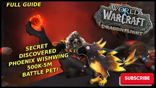 WoW Gold Farm Secret Battle Pet Farm Phoenix Wishwing 500K-5M Gold FULL GUIDE! - Dragonflight 2023