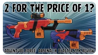 Review of the adventure Force arsenal X blaster 2 pack