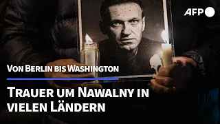Von Berlin bis Washington: Trauer um Nawalny in vielen Ländern | AFP