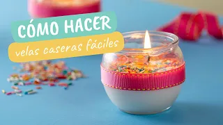 Cómo hacer velas caseras fáciles