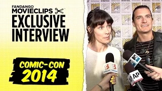 Evangeline Lilly & Orlando Bloom 'The Hobbit: The Battle of the Five Armies' Interview: SDCC (2014)