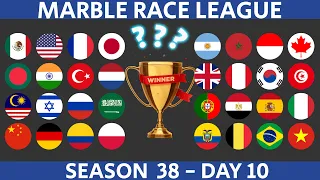 Marble Race League Season 38 DAY 10 Marble Race in Algodoo