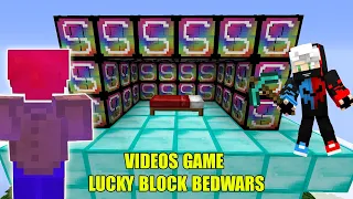 MINI GAME : VIDEOS GAME LUCKY BLOCK BEDWARS ** ĐẠI CHIẾN LUCKY BLOCK VIP - NOOB NGHỊCH DẠI