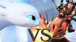 Light Fury vs Hookfang | How To Train Your Dragon