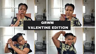 GRWM: VALENTINE’S DAY EDITION // HAIR / MAKEUP/ OUTFIT