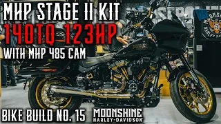 Moonshine Horsepower Stage II Kit with MHP 485 Cam 140TQ 123HP | Bike Build No. 15