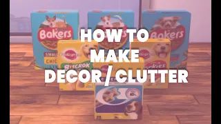 How to create objects/clutter - The Sims 4 (For Beginners)