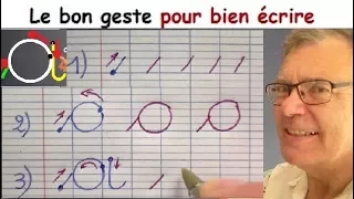 Ecriture française gs cp ce1 : Comment bien écrire la lettre a # 1