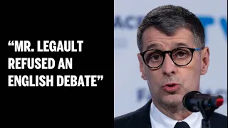 Éric Duhaime explains decision to address English voters during Quebec's first French debate