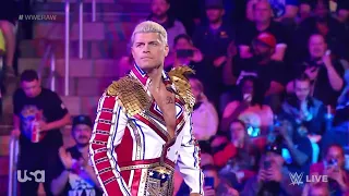 The American Nightmare Cody Rhodes 2nd Entrance Raw April 11th 2022