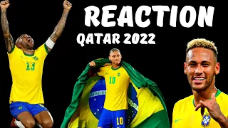 Brazil players react to being called up to the national team World Cup Qatar 2022