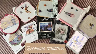 Вышивальная неделя весенних стартов! 😍💝🌼