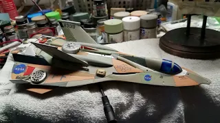 F-19 Aurora Model Kit Build into F-19 Hyperspace Fighter