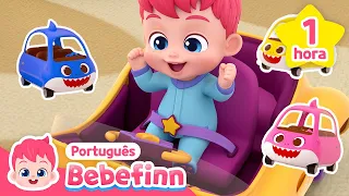 Vrum Vrum, Bebê Carro e mais músicas 🚗 | + Completo | Bebefinn em Português - Canções Infantis