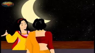 Oh Look At The Moon | Moral Stories & Nursery Rhymes For Kids | Cartoon World