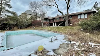 Abandoned 1950's Mid Century Estate Home On Millionaires Row