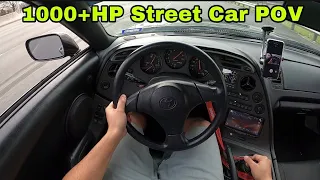 Taking My 1000+HP Supra Out For A Cruise - MK4 Supra POV Driving.