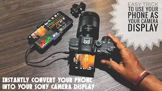 Monitor app for sony cameras | Turn your phone into a professional camera monitor #sonya7iii #dslr