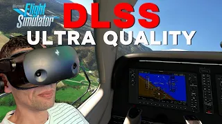 DLSS Ultra Quality - Does it fix blurry screens? - MSFS2020 VR - update dlss driver to 3.5 first ☝🏼