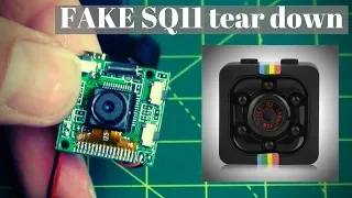 FAKE SQ11 ebay cube camera tear down.