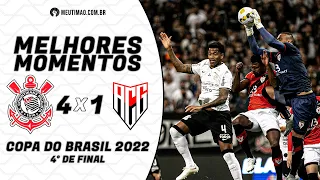 Corinthians 4x1 Atlético-GO | Melhores momentos | Copa do Brasil 2022