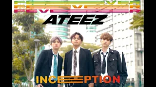 [KPOP DANCE IN PUBLIC] ATEEZ(에이티즈) - 'INCEPTION' DANCE COVER by JE_NATH ft. BAGAS, AHSAN | INDONESIA