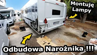 Naprawiam Przyczepę Kempingową !!! - Kupiłem Oponę i Montuję Nowe Lampy !!! *Odbudowa Narożnika #915