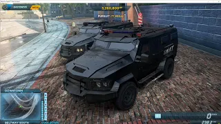 Need For Speed Most Wanted 2012 S.W.A.T Truck Police Chase