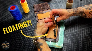 Do THIS Simple Hack to Make Leather Pockets FLOAT! (Perfectly STRAIGHT!)
