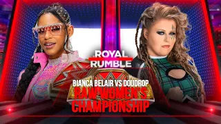 WWE 2K23 ROYAL RUMBLE BIANCA BELAIR VS DOUDROP - RAW WOMEN’S CHAMPIONSHIP