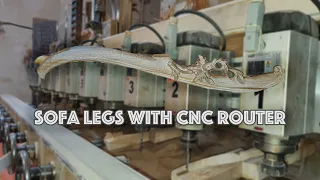 How to Sofa Legs with CNC Machine | CNC Wood Carving Machine | CNC Woodworking