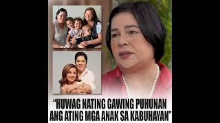 Jaclyn Jose, Nagbigay ng Mensahe SA mga MAGULANG na hindi dapat pinagkakakitaan Ang SARILING Anak!
