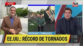 🌪 Récord de tornados: hubo 20 en EE.UU.