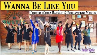 WANNA BE LIKE YOU | Line Dance | Choreo by Chika & Mamek | Danced by PURPLE RUSTIC CLASS