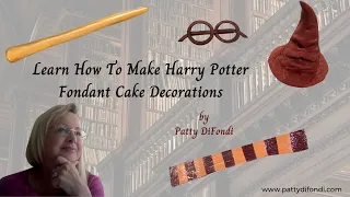 Learn to Make Harry Potter Fondant Cake Decorations