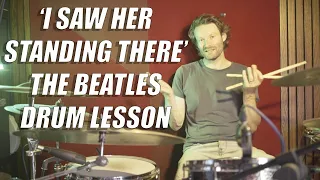 'I Saw Her Standing There' - The Beatles - Drum Lesson (Ringo Starr)