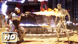 ROBOCOP vs ENDOSKELETON TERMINATOR Match | Who Wins? (Very Hard) Mortal Kombat 11 Ultimate