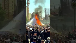 حرق خيام الامام الحسين ع💔🥺
