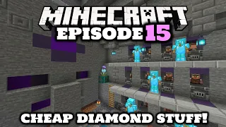 Diamond Armor For 1 Emerald! - Minecraft Survival Let's Play Episode 15