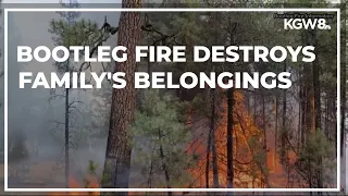 Family loses everything to growing Bootleg Fire in Southern Oregon